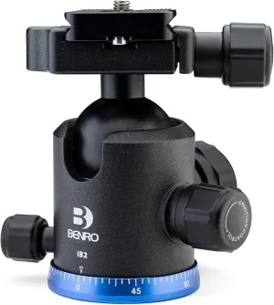 Benro Triple Action Ball Head w/ PU60 Quick Release Plate (IB2),Black