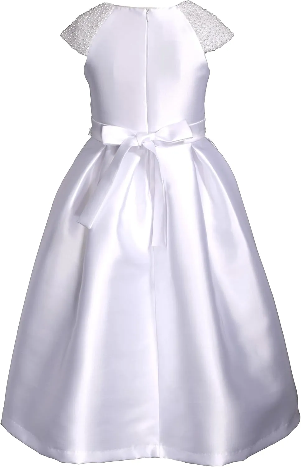 Bonnie Jean Iris & Ivy Girls Size 7-16 White Communion Dress