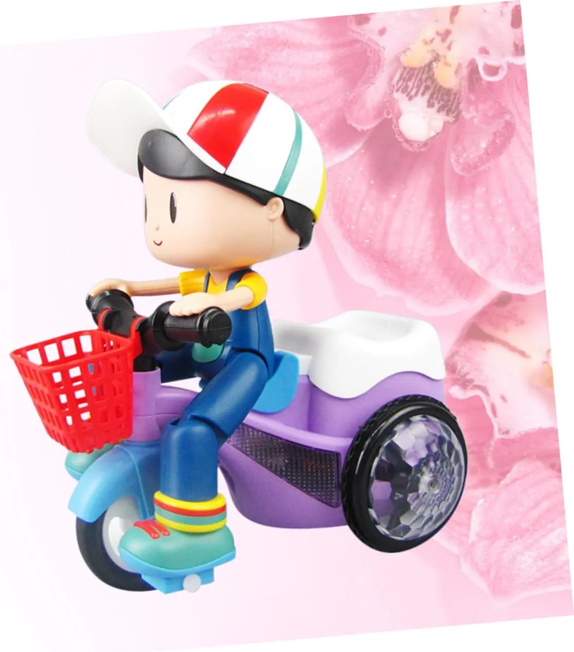 Boys and Girls Tricycle Toy Tricycle for Boys Colorful Creative Intelligent Toy Cart Random Color