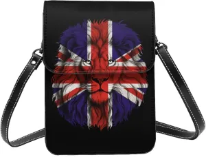 Britain British Lion Flag Small Crossbody Bag Is A Shoulder Bag Designed For Women And Girls Cell Phone Crossbody Wallet Purses With Card Slots Adjustable Strap