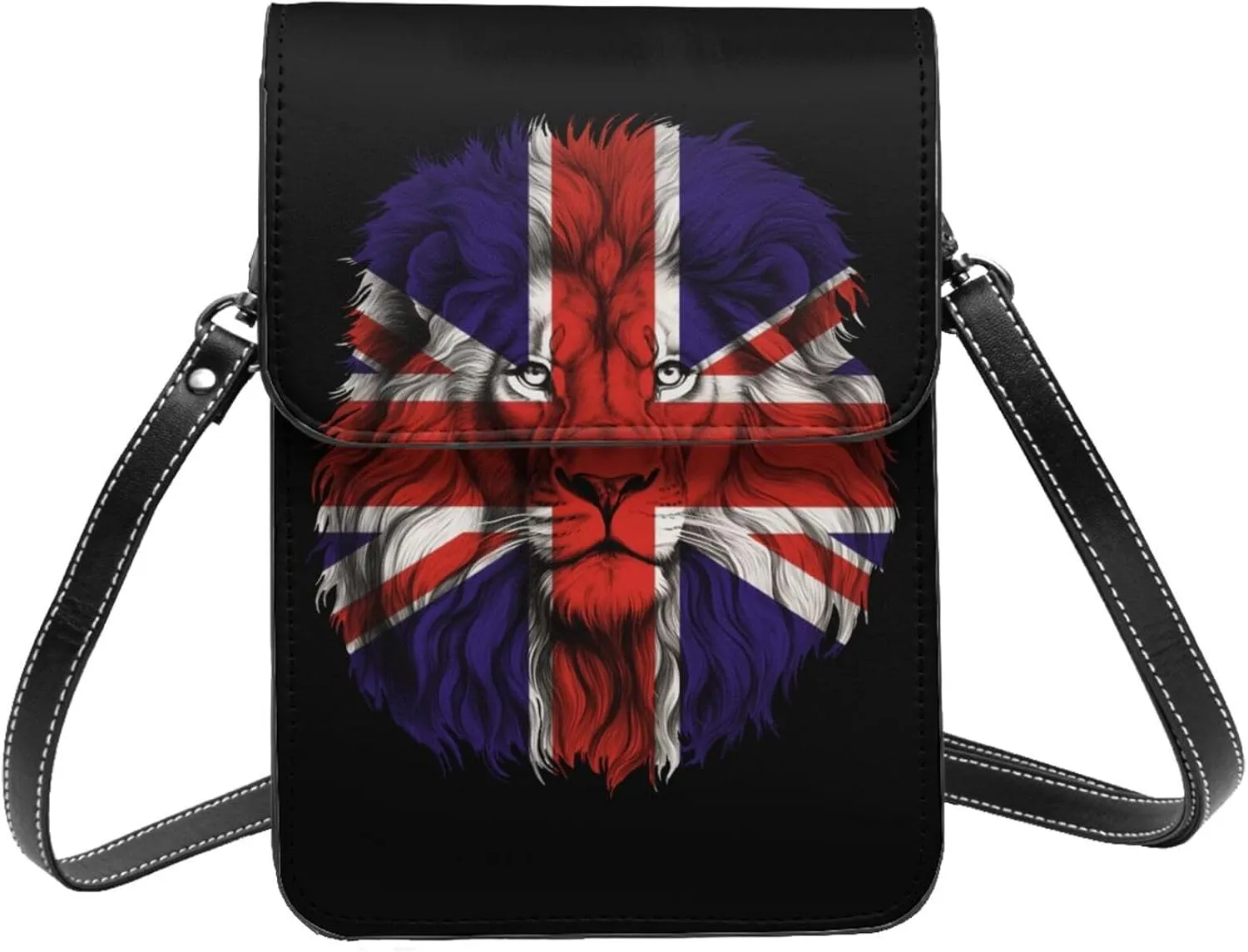 Britain British Lion Flag Small Crossbody Bag Is A Shoulder Bag Designed For Women And Girls Cell Phone Crossbody Wallet Purses With Card Slots Adjustable Strap