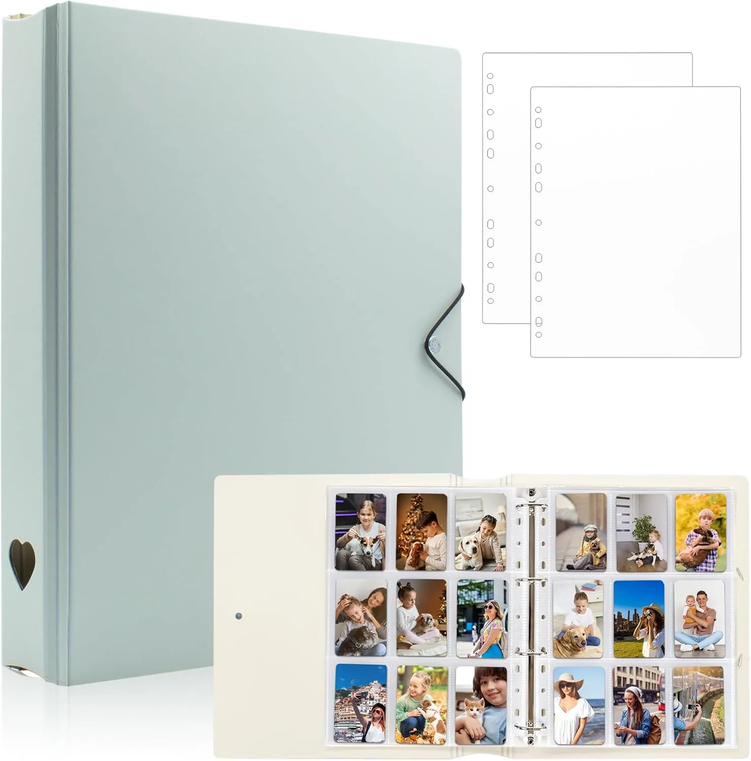 Card Binder, A4 Trading Card Binder Album with 25 Pages 9 Pocket, Card Holder Folders for YuGiOh, MTG, TCG, Game Cards & Sports Cards (Mint)