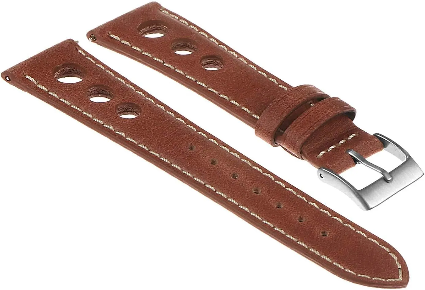 Carrera Distressed Leather GT Rally Quick Release Watch Band Strap - Choose Your Color - 18mm 19mm 20mm 21mm 22mm 24mm