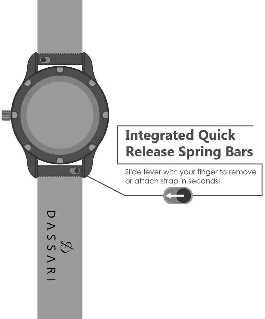 Carrera Distressed Leather GT Rally Quick Release Watch Band Strap - Choose Your Color - 18mm 19mm 20mm 21mm 22mm 24mm
