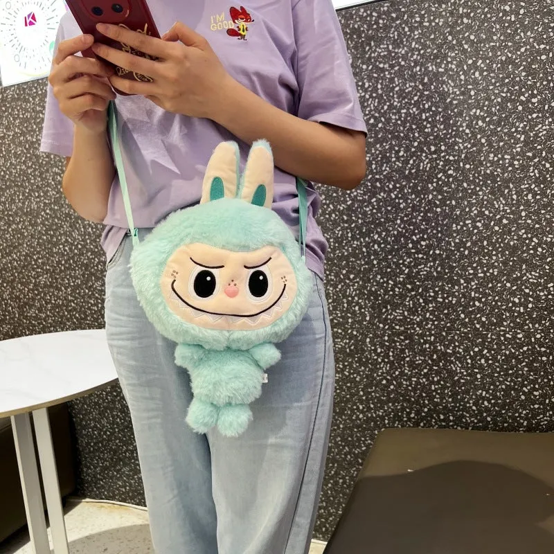 Cartoon Peripheral Plush Toy Cute Automobiles Curtain Crossbody Bags