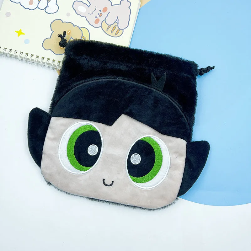 Cartoon Peripheral Plush Toy Cute Automobiles Curtain Crossbody Bags