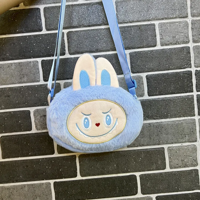 Cartoon Peripheral Plush Toy Cute Automobiles Curtain Crossbody Bags