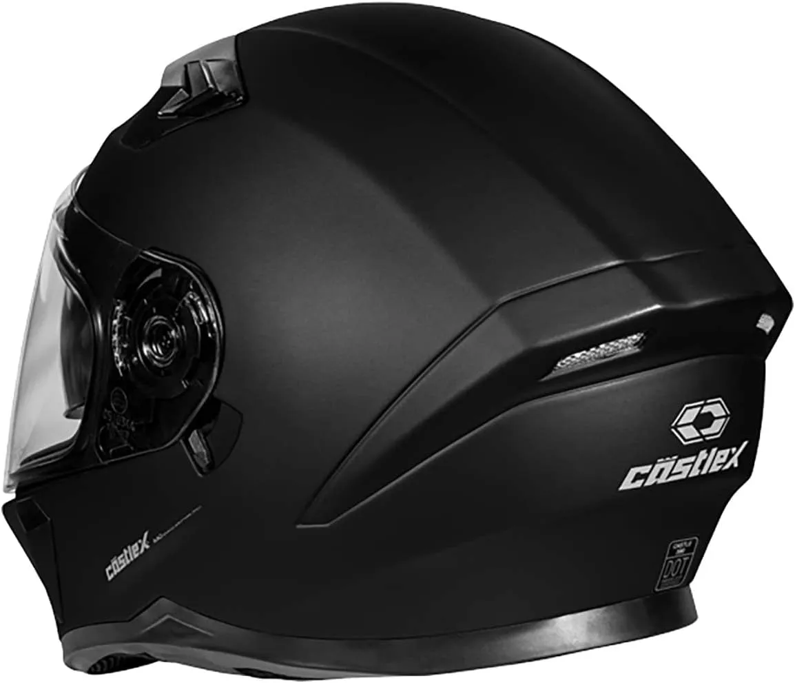 Castle X CX390 Full Face Electric Snow Helmet (Matte Black - Medium)