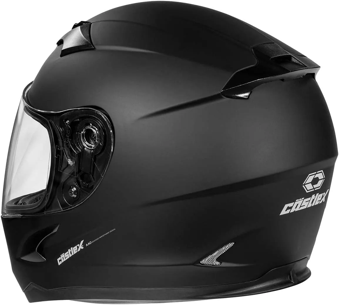 Castle X Youth CX360 Full Face Snow Helmet (Matte Black - Medium)