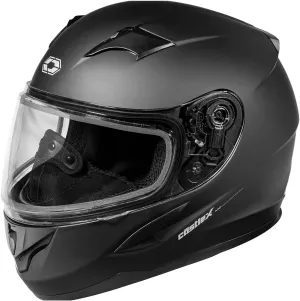 Castle X Youth CX360 Full Face Snow Helmet (Matte Black - Medium)