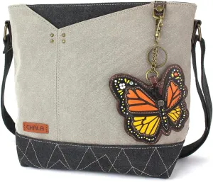 CHALA Prism Crossbody - Monarch Butterfly - Gray