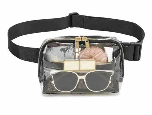 CLEAR CROSS BODY SLING MESSENGER FANNY PACK | 40P516