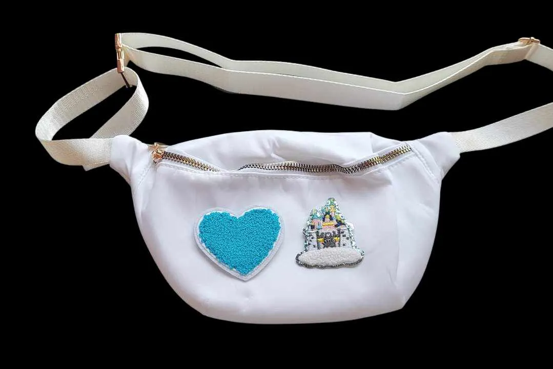 Cloud White Adult Fanny Pack
