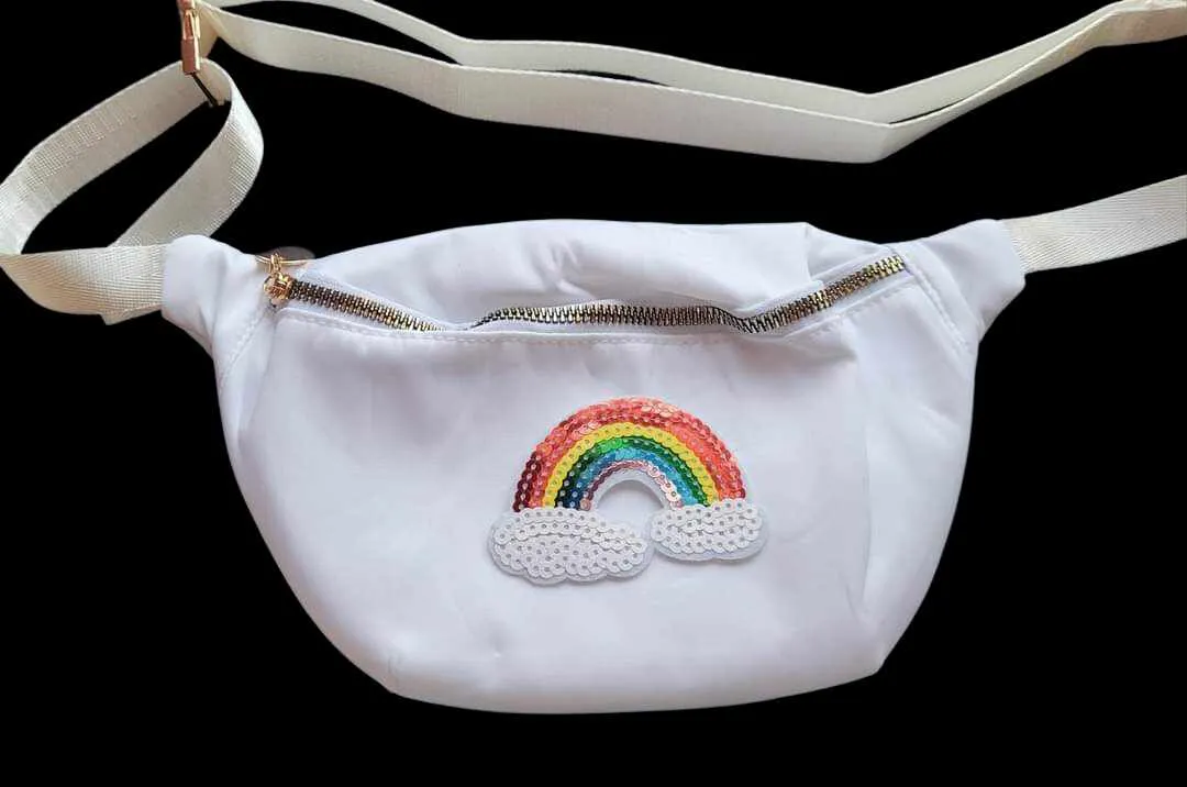 Cloud White Adult Fanny Pack