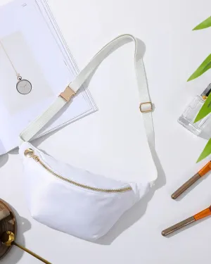 Cloud White Adult Fanny Pack