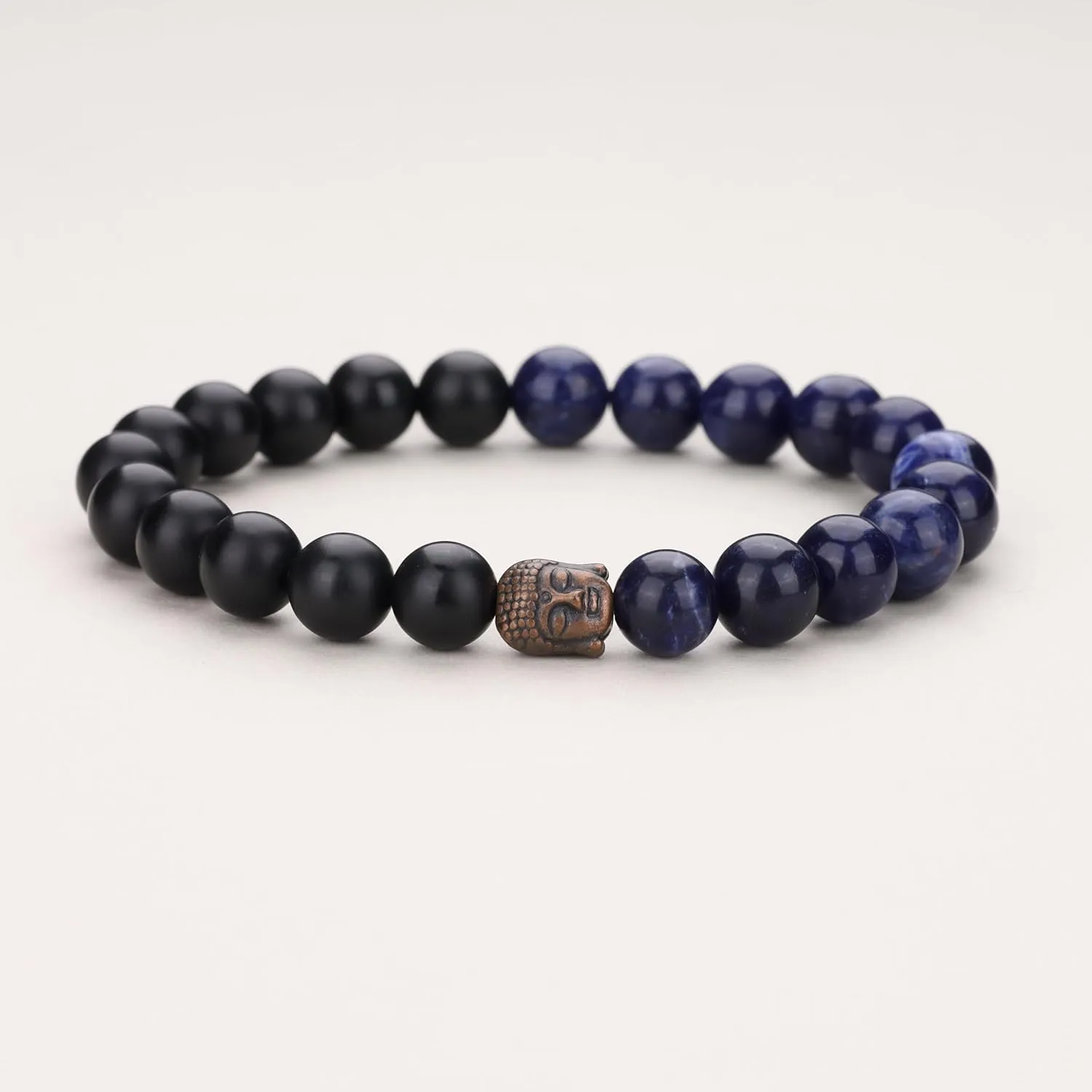 COAI Buddha Bracelet for Men Women Stone Beaded Bracelet