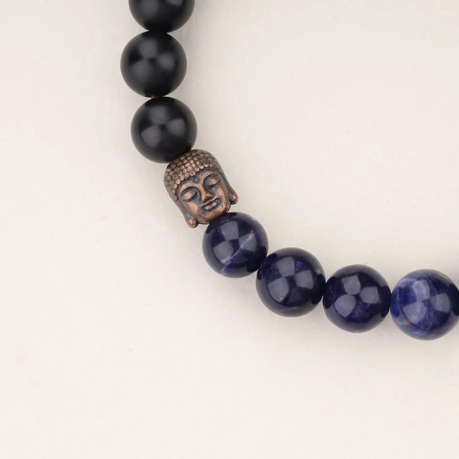 COAI Buddha Bracelet for Men Women Stone Beaded Bracelet