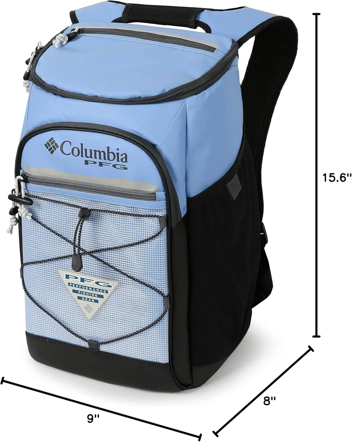 Columbia PFG Thermal Pack Cooler - Zipperless Hardbody Cooler with ThermaCool High Performance Insulation, HardBody Liner, and SmartShelf