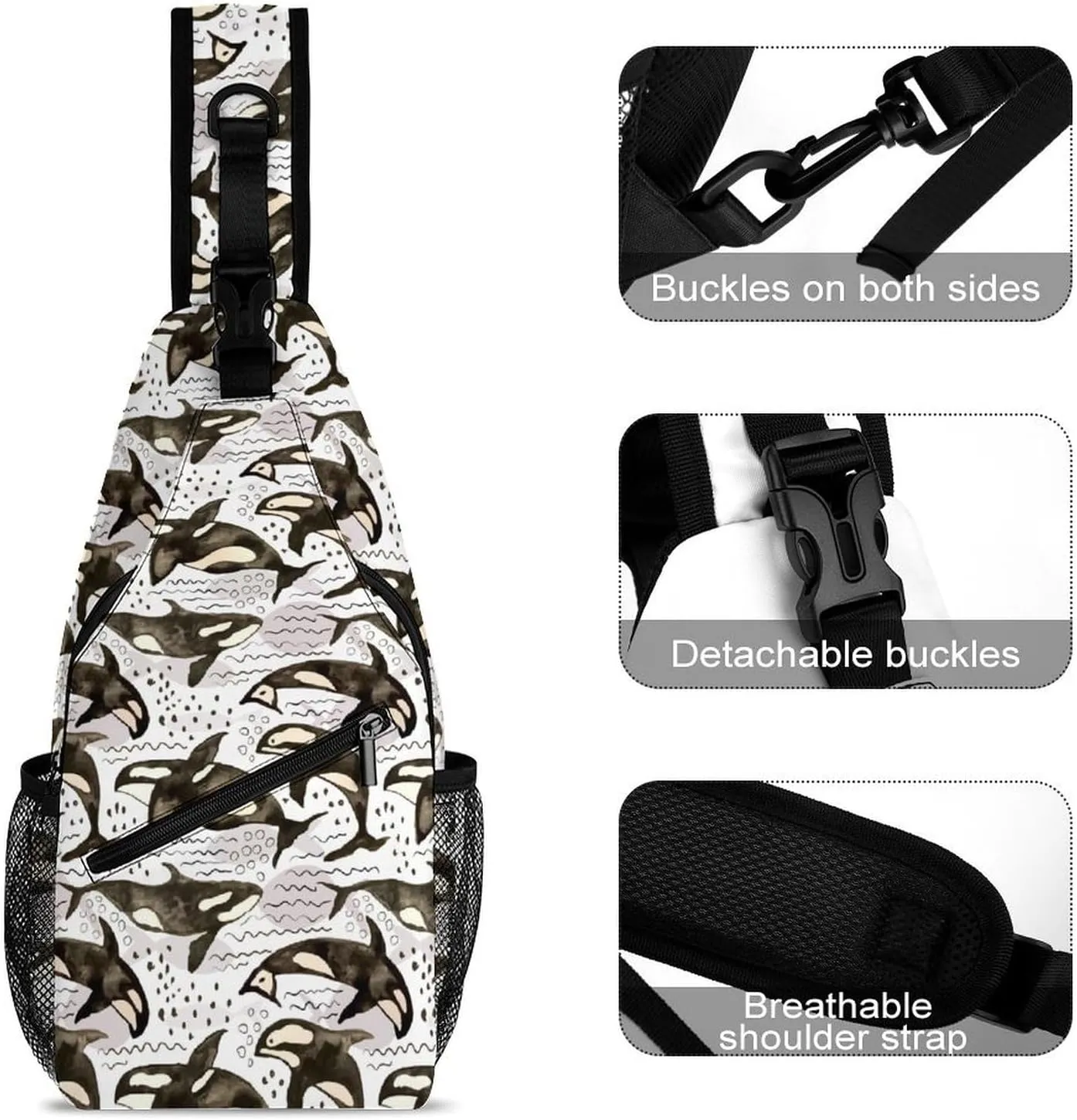 Corgi Butts Versatile And Convenient Multipurpose Crossbody Bag - Perfect for Travel And Hiking