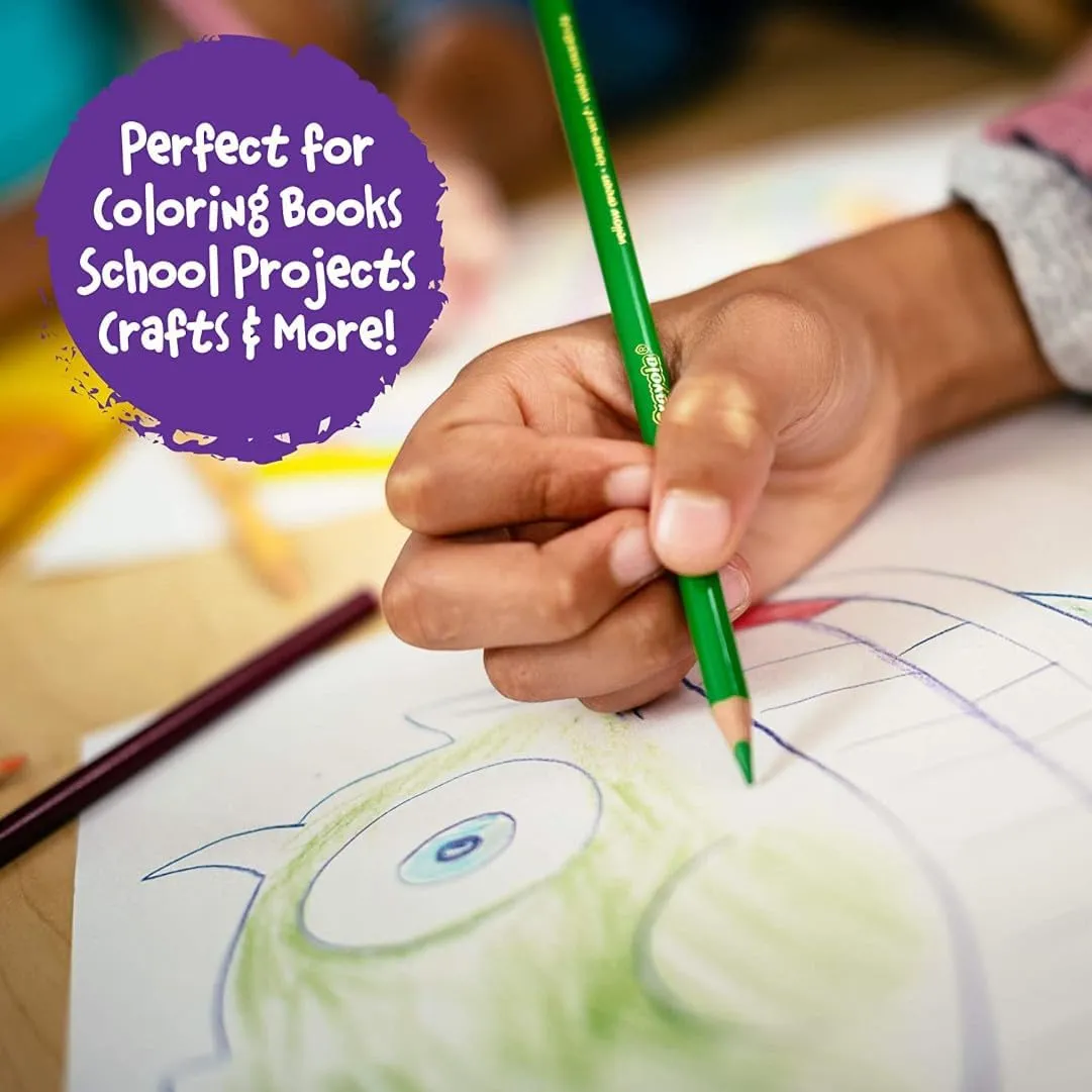 Crayola Colored Pencils Set (120ct), Coloring Book Pencils, Kids Art Supplies, Bulk Colored Pencils, Presharpened, Gifts for Kids, Ages 3 