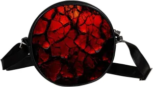 Crossbody Bags for Women,Crossbody Bag Men,Small Sling Bag,Volcano Surface Texture,Crossbody Purse