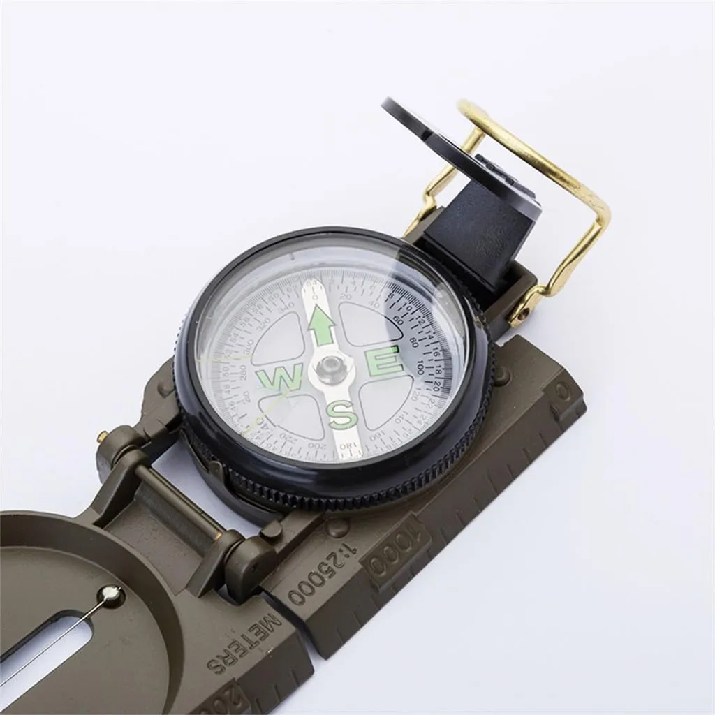 CSCDD American Compass Mountaineering Camping Compass Outdoor Luminous Multi-Functional North Needle
