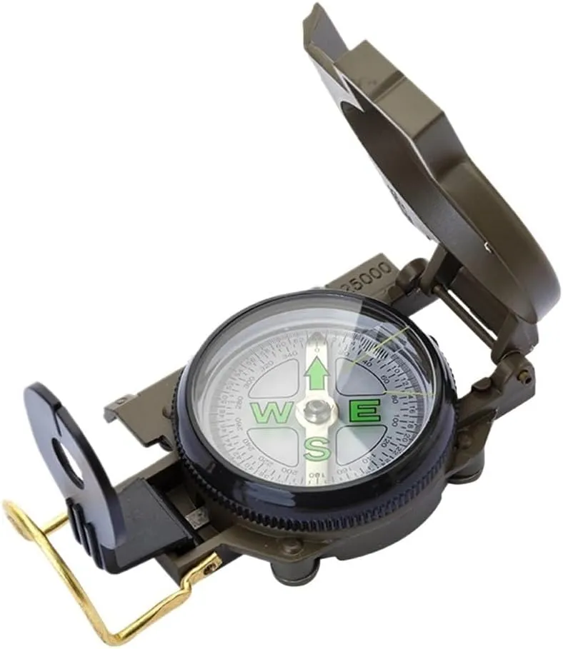 CSCDD American Compass Mountaineering Camping Compass Outdoor Luminous Multi-Functional North Needle