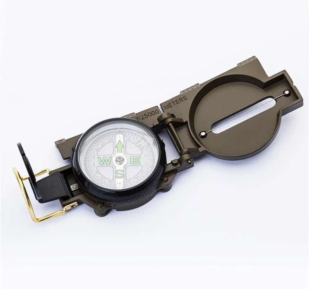 CSCDD American Compass Mountaineering Camping Compass Outdoor Luminous Multi-Functional North Needle