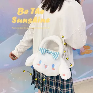 Cute Puppy Cartoon Plush Korean Style Crossbody Bags