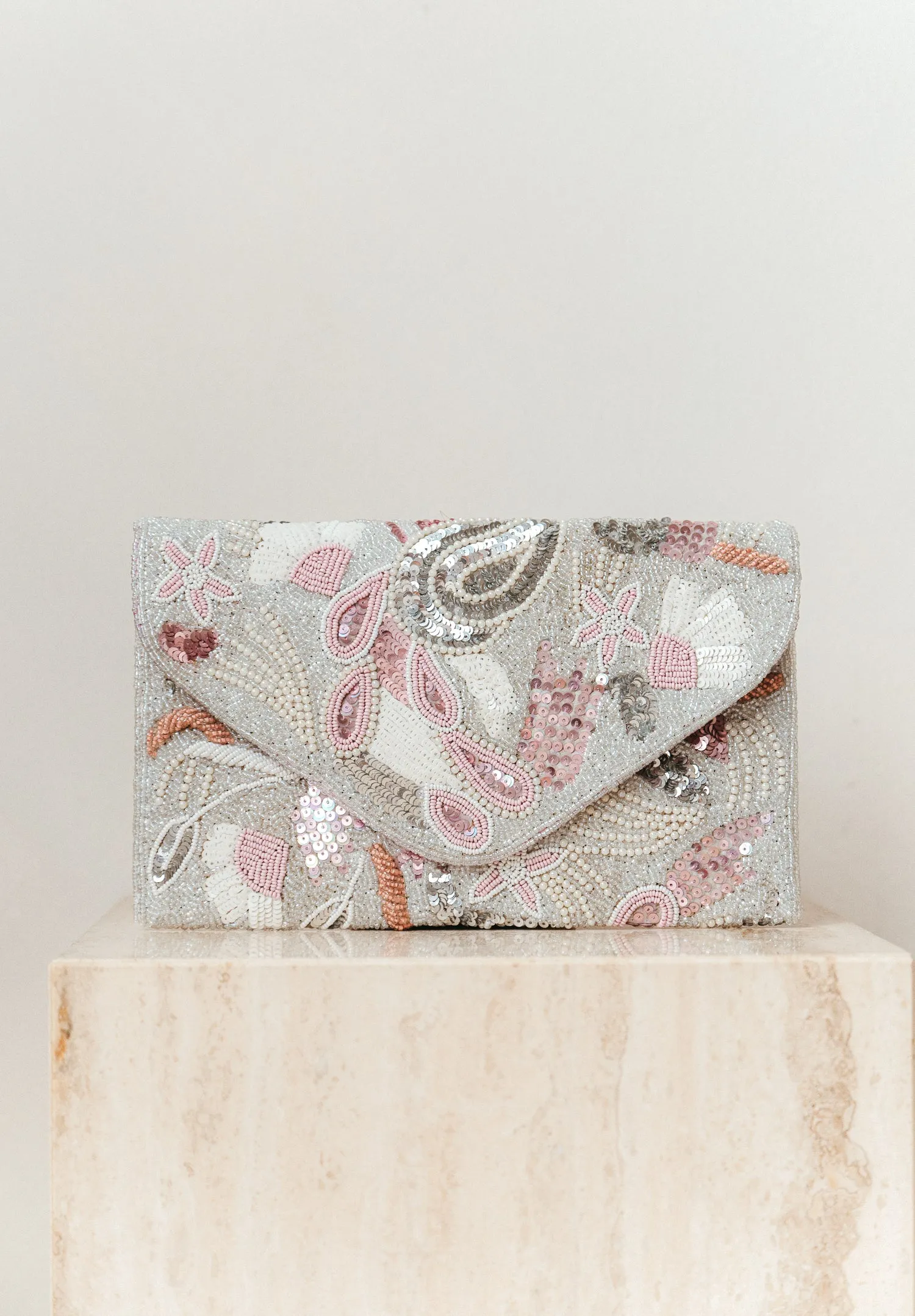 Dancing Petals Beaded Crossbody (Preorder)