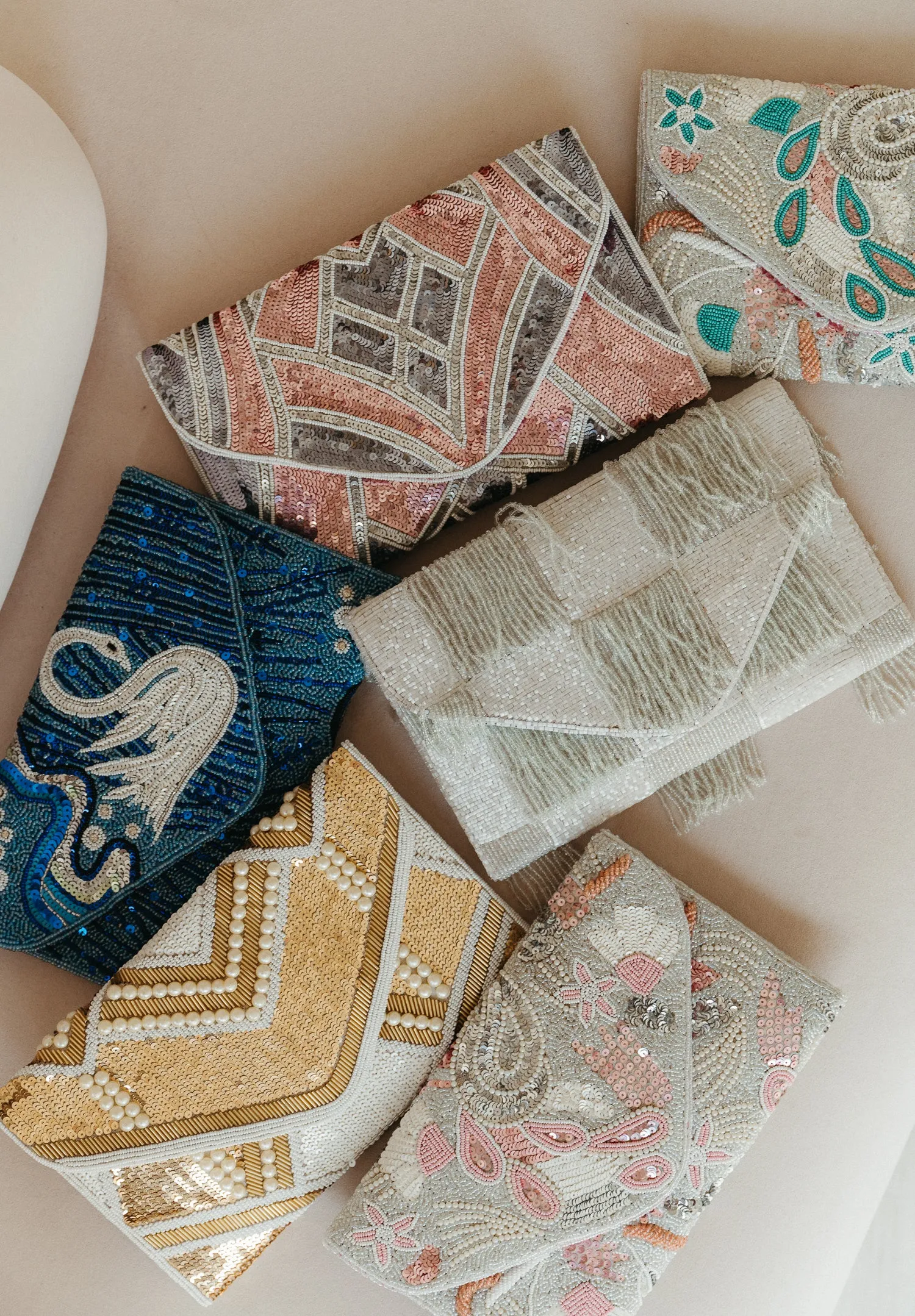 Dancing Petals Beaded Crossbody (Preorder)