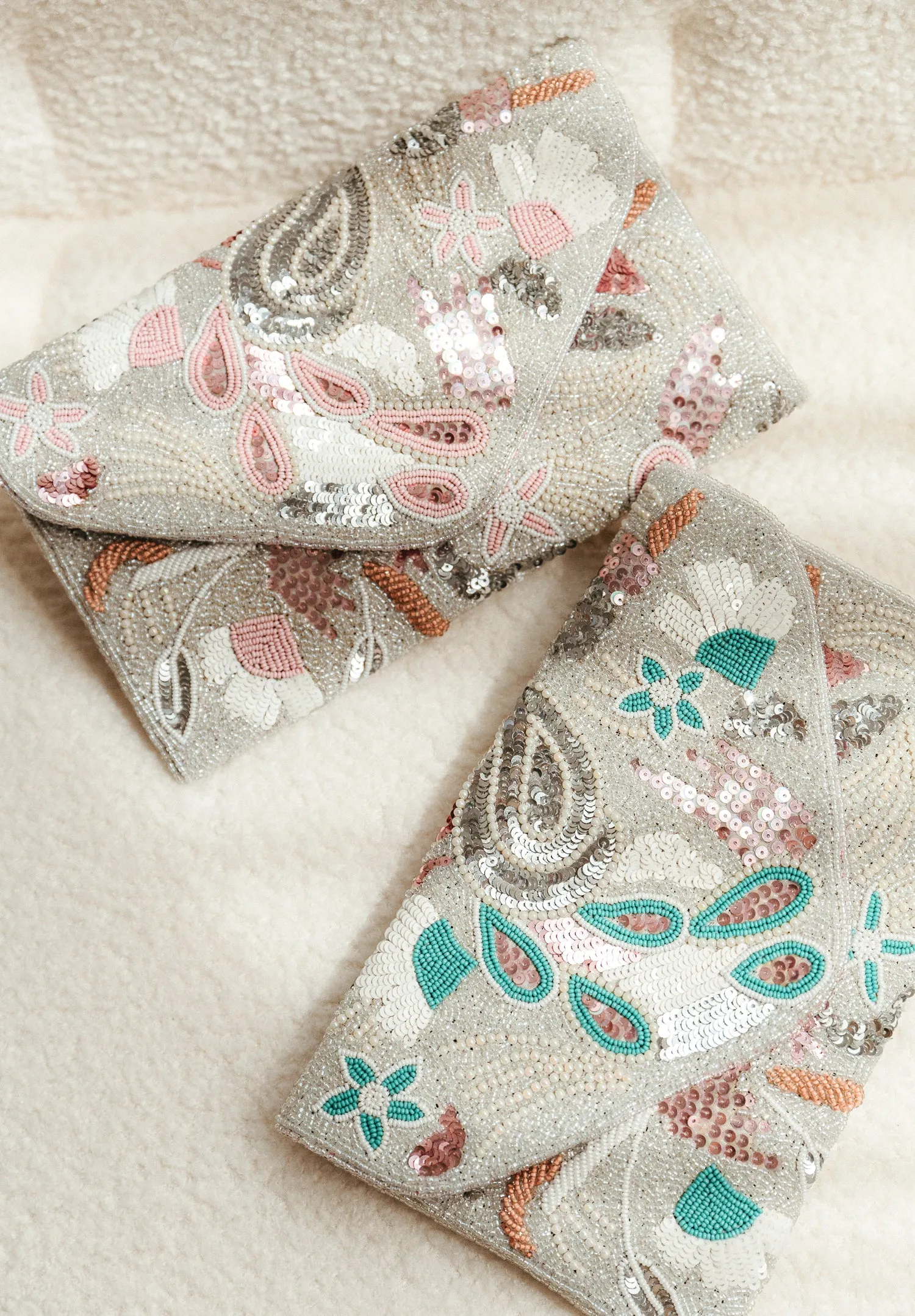 Dancing Petals Beaded Crossbody (Preorder)