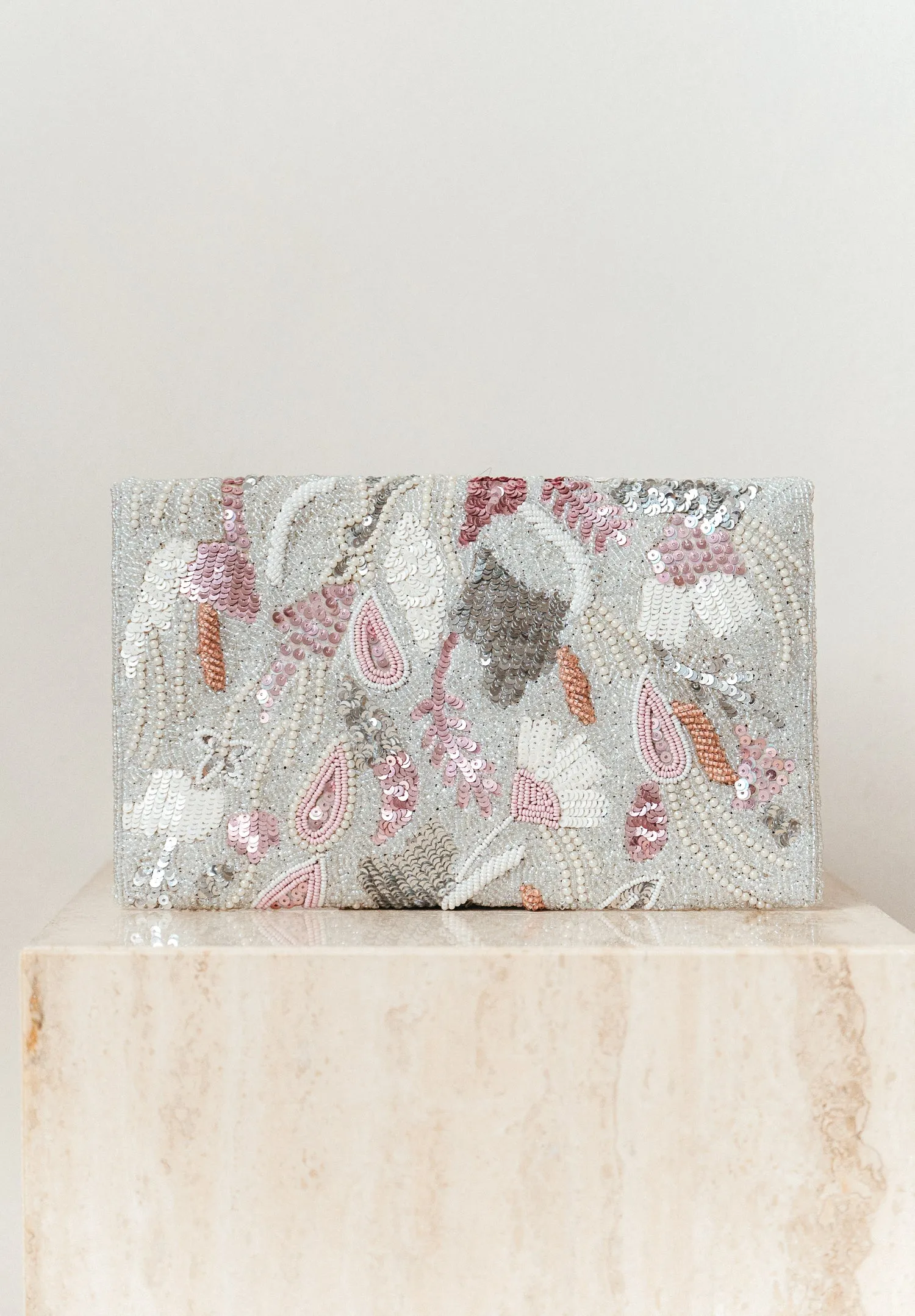 Dancing Petals Beaded Crossbody (Preorder)
