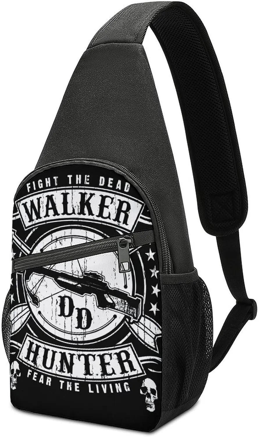 Daryl Dixon-Chapel Roan Multi-Functional Crossbody Bag With Storage Pockets And Anti-Loss Key Strap, Adjustable For Chest Shoulder One Size