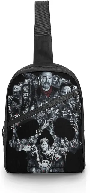 Daryl Dixon-Chapel Roan Multi-Functional Crossbody Bag With Storage Pockets And Anti-Loss Key Strap, Adjustable For Chest Shoulder One Size