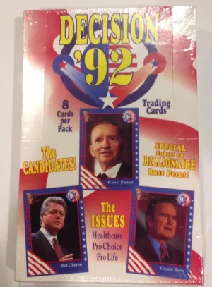 Decision "92" Presidential Trading Cards