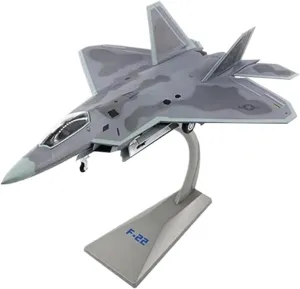 Diecast Plane Model 1：72 for F-22 Alloy Fighter Aircraft Raptor Model Planes Multi-Functional Decorations
