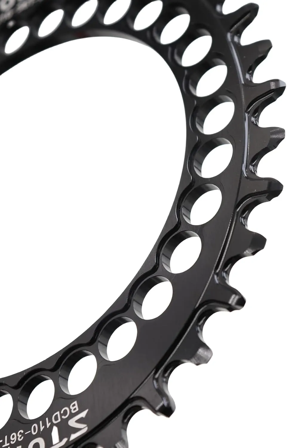 DJC Stone Oval Chainring 110 BCD Red Rival S350 S900 S100 36T to 60T Tooth Road Bike Chainwheel 110BCD for Sram Force Gravel Quarq