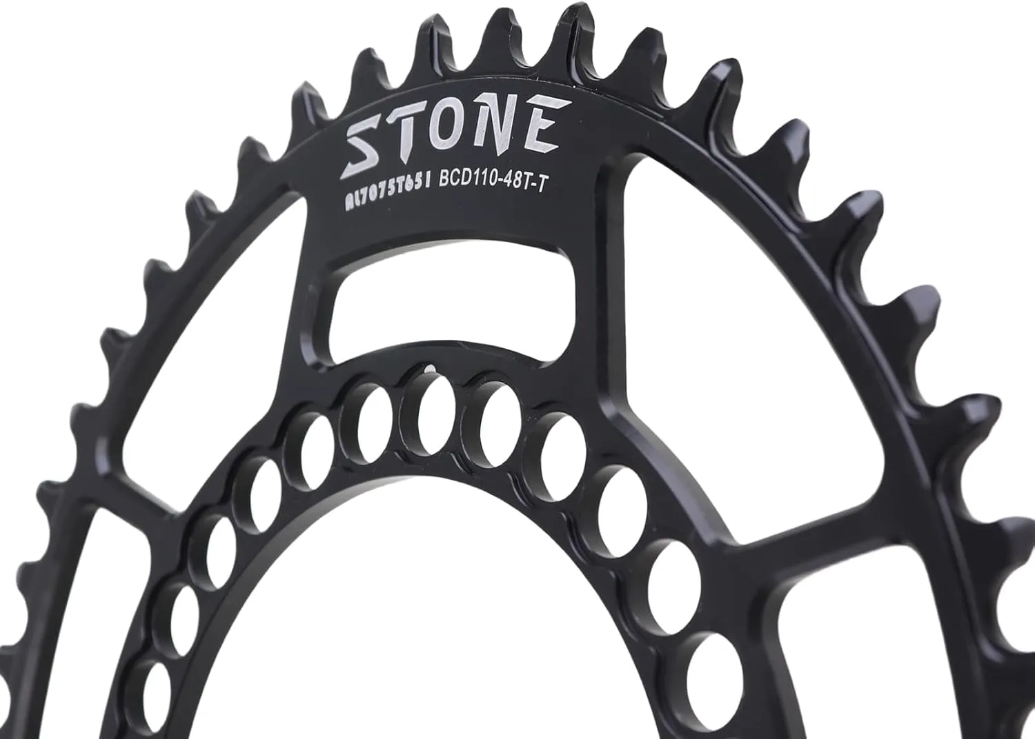 DJC Stone Oval Chainring 110 BCD Red Rival S350 S900 S100 36T to 60T Tooth Road Bike Chainwheel 110BCD for Sram Force Gravel Quarq