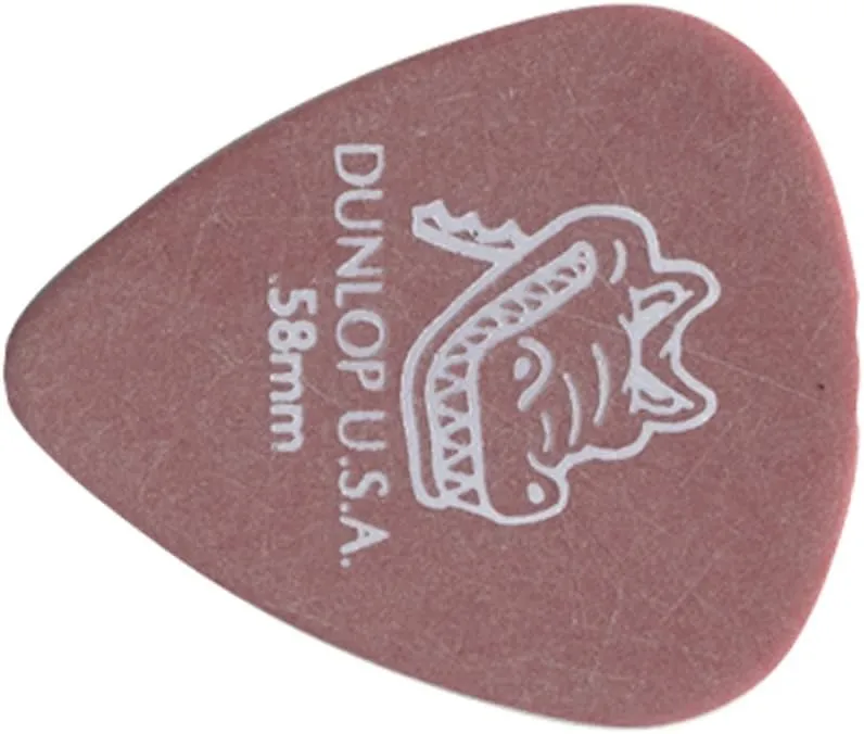 Dunlop Gator Grip Guitar Picks - .58mm Red (72-pack)