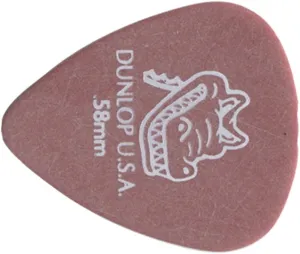 Dunlop Gator Grip Guitar Picks - .58mm Red (72-pack)