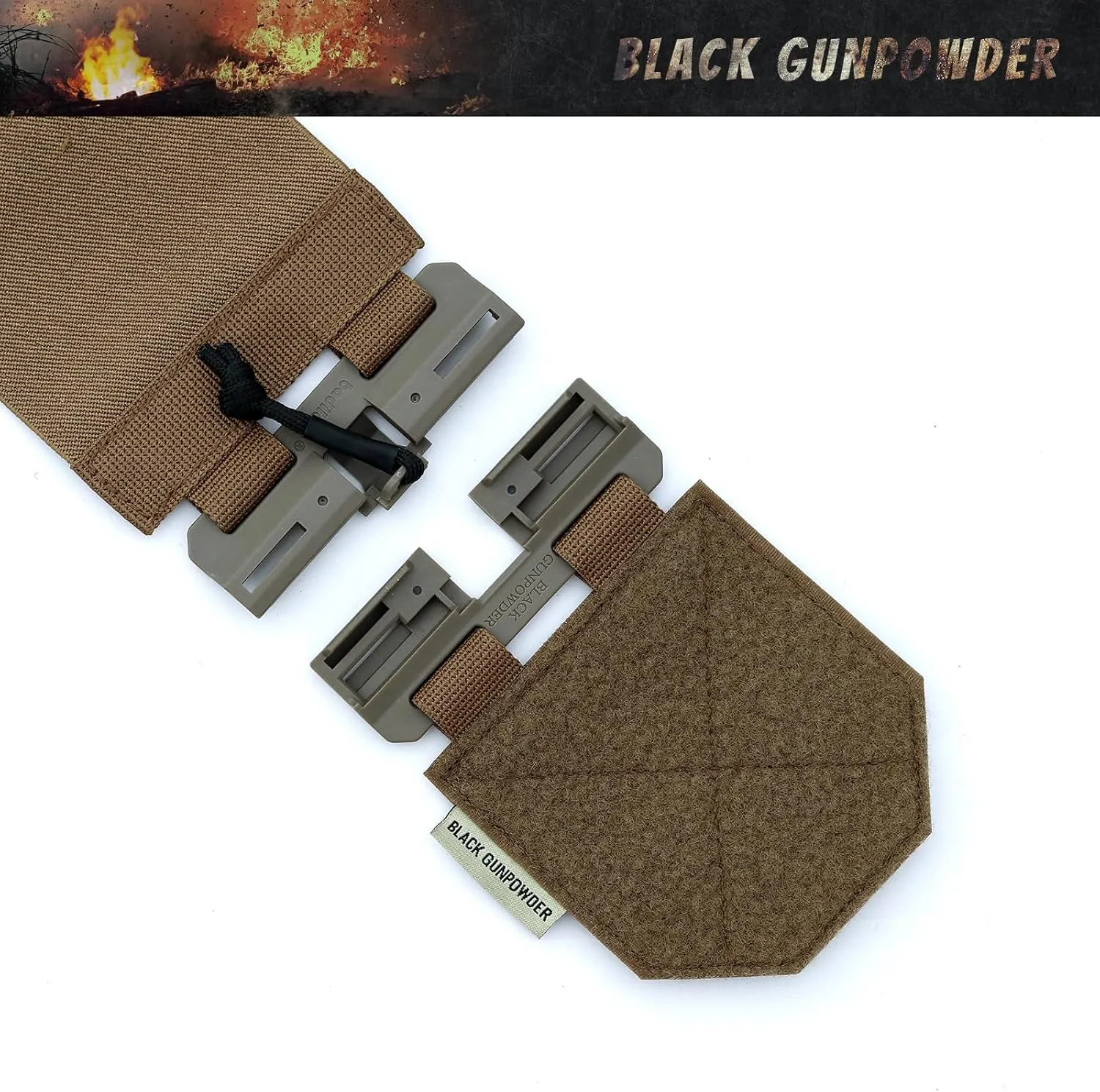 Elastic Tactical Quick Release Cummerbund Elastic String Magnetic Buckles Model BG-TC4-ES
