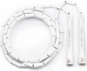 Elite Jumps Beaded Jump Rope | Adjustable Jump Ropes for Fitness w/Unbreakable Handles and Shatterproof Beads | Crossover, Perfect Addition to Your Exercise Equipment | Segmented Jump Rope