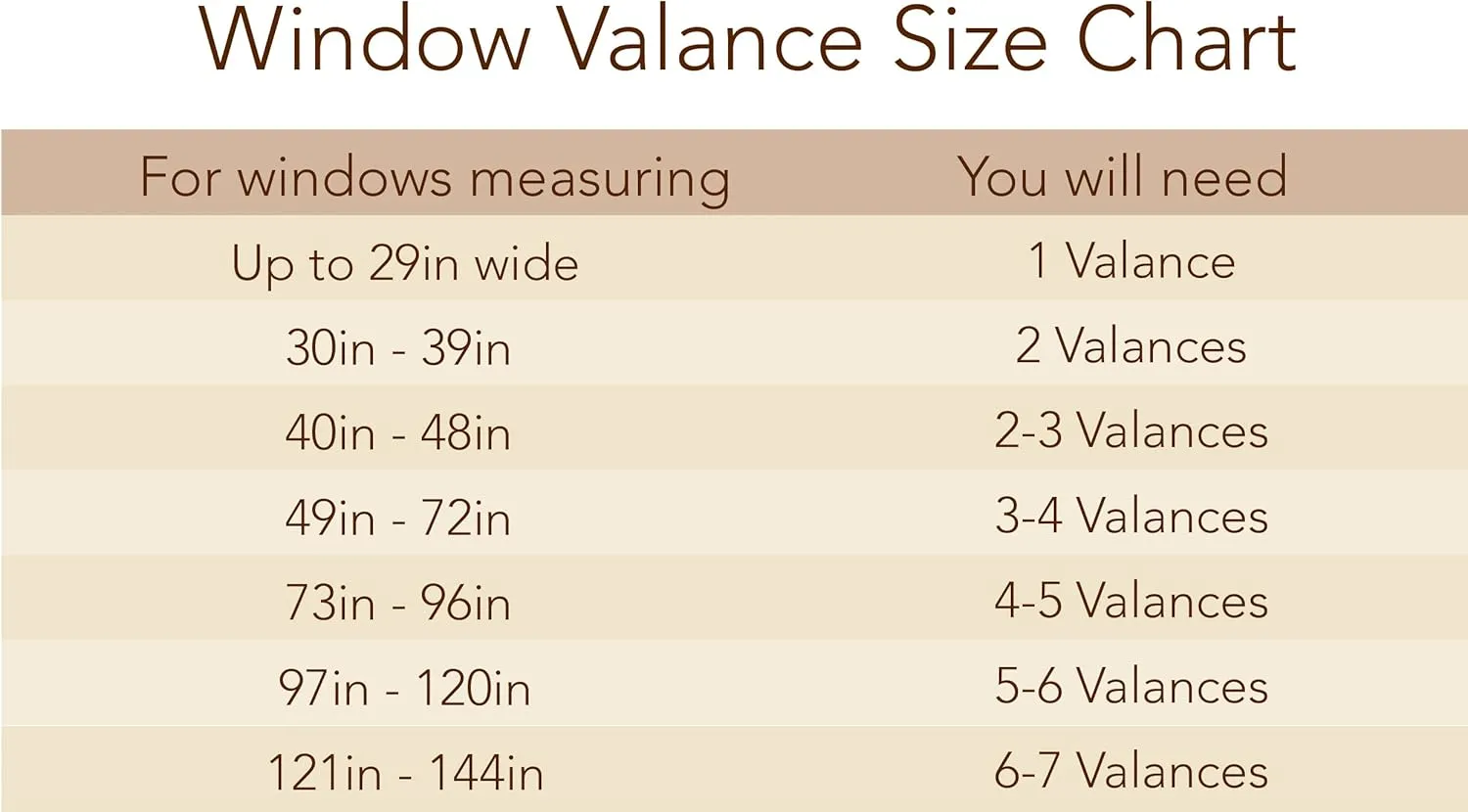 Elrene Home Fashions Colette Faux Silk Waterfall Beaded Window Valance, 42" x 22", Mineral