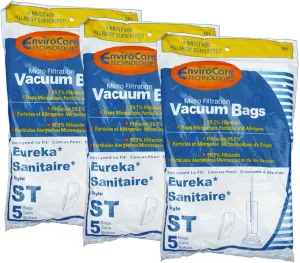EnviroCare Replacement Designed To Fit Eureka Sanitaire Type St Vacuum Bags, 15 Bags