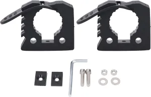 EVTSCAN Rubber Clamp Mounting Bracket Shovel Holder Quick Release for Trucks UTV ATV Offroad 3-4CM Tools