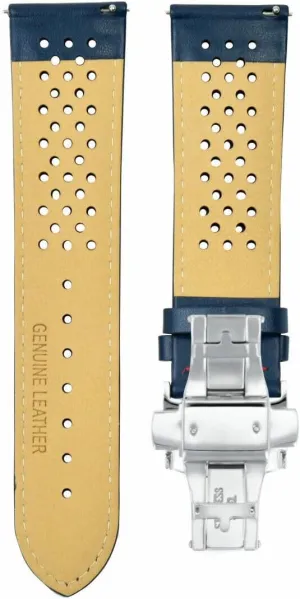 Ewatchparts 18-19-20-21-22-23-24mm Perforated Leather Watch Band Strap Compatible with Oris Quick Release