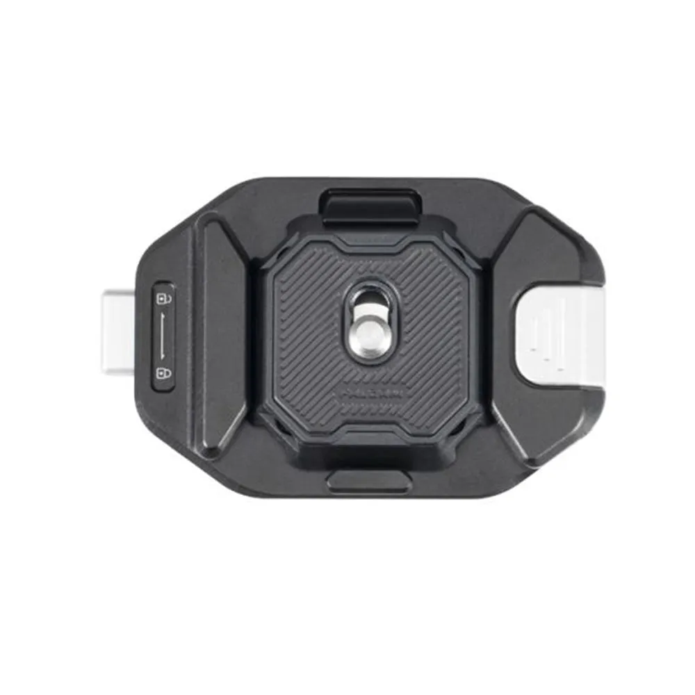 Falcam F38 QR Quick Release Base   Plate Backpack Bag Strap Clip Kit V2 with T-Shaped Buckle Lever, 30kg Maximum Load Capacity, Wide Compatibility Anti-Slip Rubber Padding & Aluminum Alloy | F38B3803
