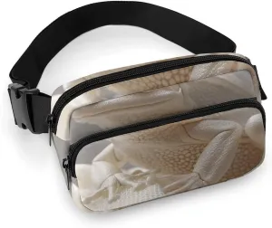 Fanny Pack A Small Reed Frog Waist Pack for Women Men Waterproof Belt Bag with Adjustable Belt Casual Crossbody Bag Travel Waist Bag for Sports Running Cycling