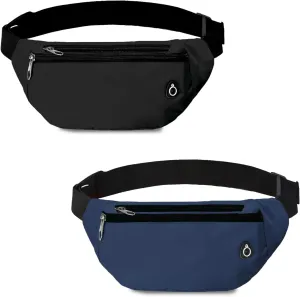 Fanny Pack for Women Men,Crossbody Fanny Pack Water Resistant Sports Waist Bag Pack, Belt Bag for Travel Hiking Running